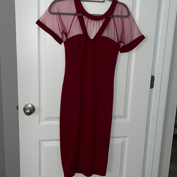 Dresses & Skirts - Auqco wine dress size xl